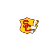 USC Trojans Gold SC Interlock Snoopy Track Torches Pin